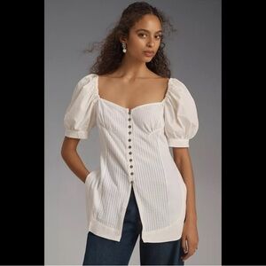 NEW! Maeve XL Puff Sleeve tunic top